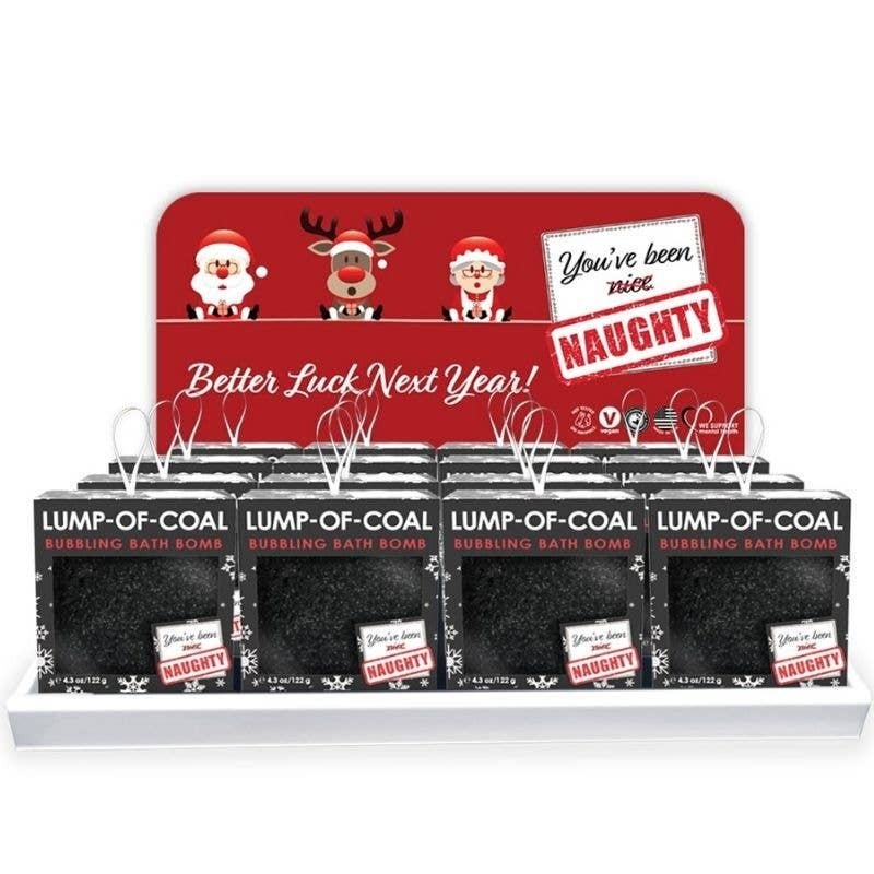 Best Seller! LumpofCoal Bath Bombs Display Made in USA Wicked